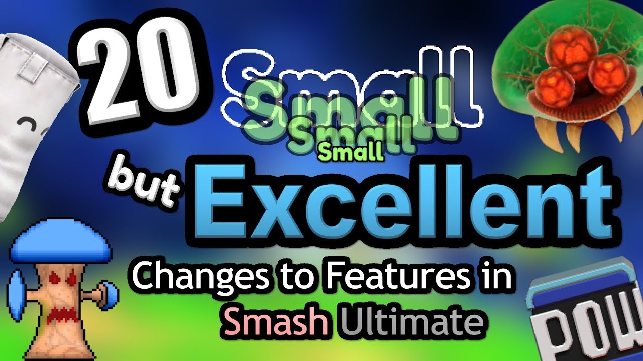 Smash Features 20 Small but Excellent Changes to Features in Super Smash Bros ...