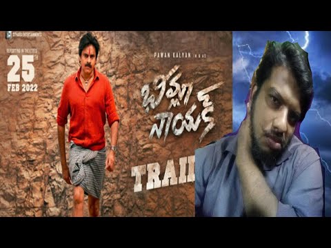 Bheemla Nayak Theatrical Trailer | Pawan Kalyan, Rana Daggubati | Trivikram|SaagarKChandra |REACTION