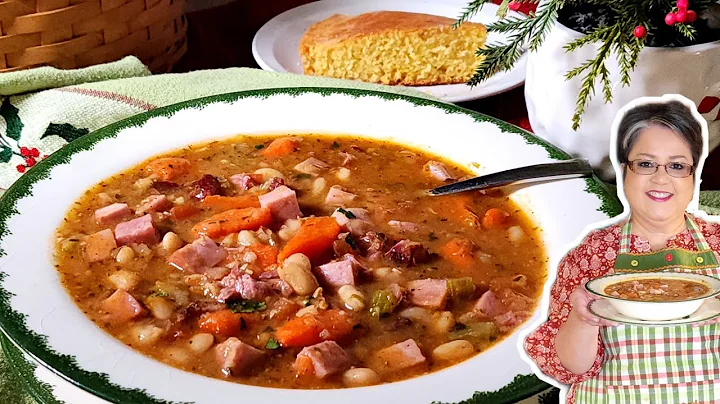 White Beans and Ham Soup // I  love it!