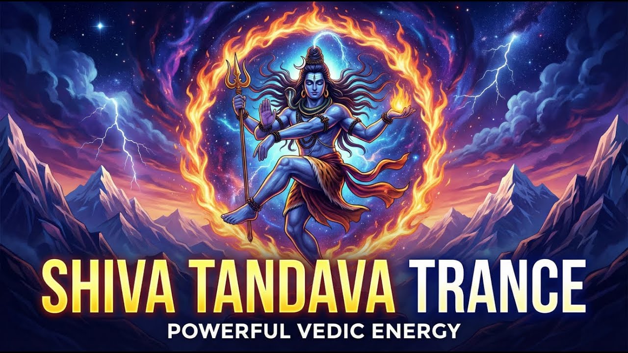 POWERFUL Shiva Tandava Stotram | High Energy Vedic Trance | Rudra's Fury