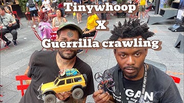 Tinywhoop in Times Square & rc crawling