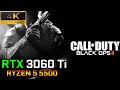 Call of Duty: Black Ops 2 | RTX 3060 Ti + Ryzen 5 5500 | 4K | Benchmark