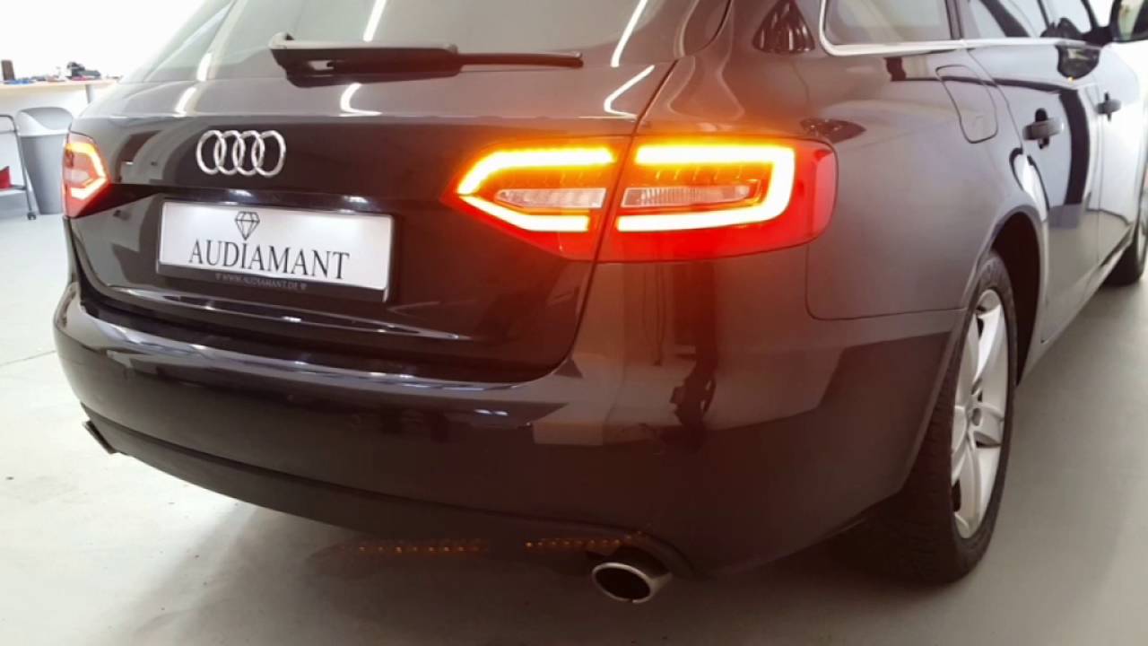 Audi A4 B8 8k Dynamisches Blinkermodul Dynamic Turn Signal Youtube