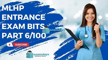 MLHP Entrance Exam Important Bits Part 6/100 | Nutrition | MCQ Quiz | Questions and Answers