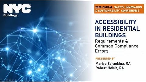 Accessibility in Residential Buildings