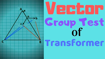 Vector Group Test of Transformer