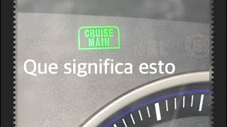 Que es cruise en mi vehículo, que es esta luz en mi tablero,que significa esto en mi carro screenshot 4