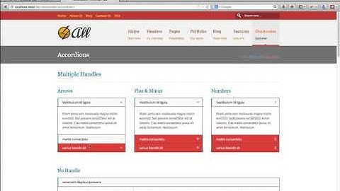 4all Theme - Colors Part 8 - tabs & accordions & toggles