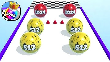 Ball Merge 2048 - All Levels Ball Gameplay Android, iOS ( Level 5958 - 5968 )