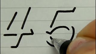 How to Write 3D Numbers with Pen | Satisfying Handwriting
