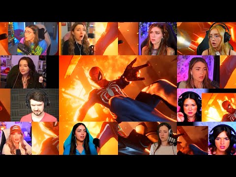 Видео: Spiderman 2018 Cutscenes Reaction Mashup | Miles Morales Saves Spiderman | Part - 7