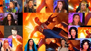 Spiderman 2018 Cutscenes Reaction Mashup | Miles Morales Saves Spiderman | Part - 7