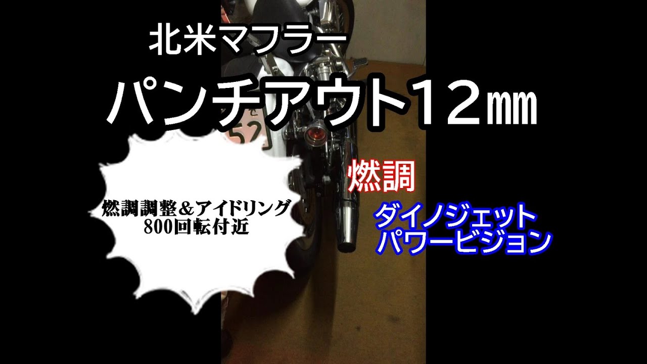 ダイナ北米マフラーを検討の方は参考にして下さい。FXD35（V-TWIN