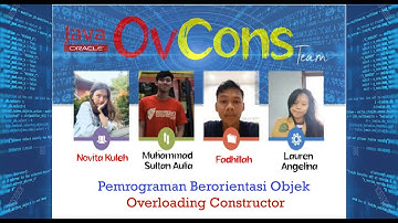 #19 - Pemrograman Berorientasi Objek | Java | - Overloading Constructor #OvCons
