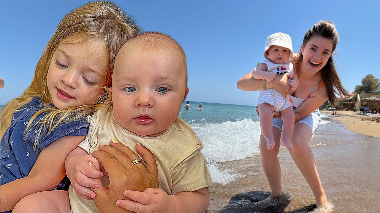 Bebe Amadeus Prima CǍLǍTORIE la MARE şi Primul ZBOR/ Unde am plecat? ☀️🌊🏖️