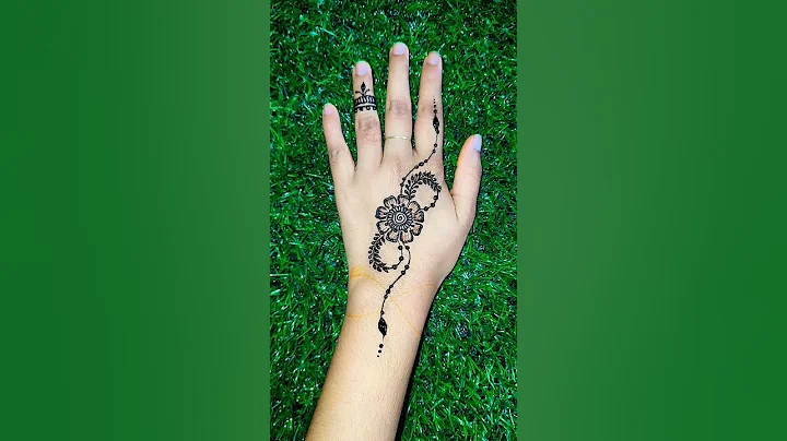 New simple trending mehendi designs💓 #mehndi #henna #trend #art #shorts #viral #newdesign