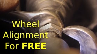 front and wheel ALIGNMENT at no cost (effective and FREE)