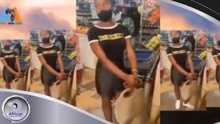 Footage Of A Chinese Man Handcuffing A South African Woman In A Store While Most People Pass By