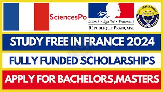 (RE-UPLOAD) Fully funded Emile Boutmy Scholarships in France 2024 SciencePo Scholarships in France