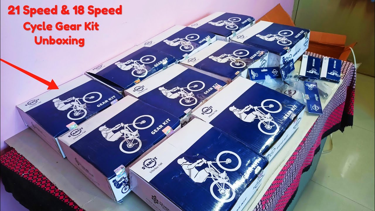 21 Speed Cycle Gear Kit And 18 Speed Cycle Gear Kit Unboxing Video