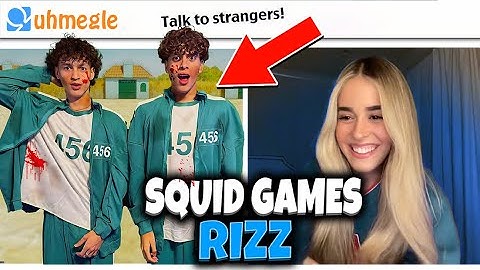 OMEGLE, But SQUID GAMES RIZZ!! (2 MAN)