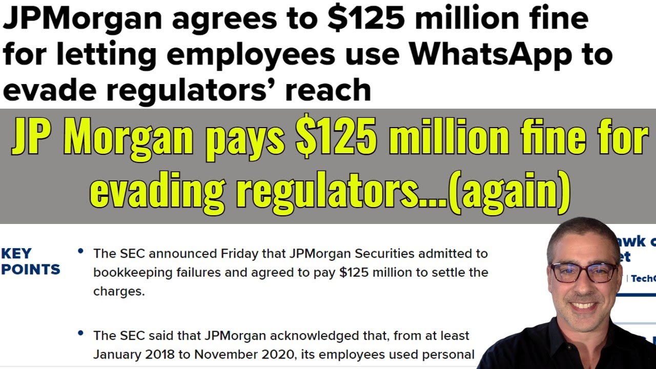 JP pays 125 million fine for evading regulators… (again