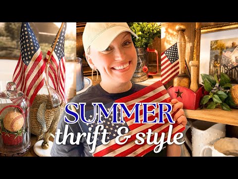Thrifting & Styling for Summer! 🇺🇸🍓 Cozy Cottage Finds at Goodwill!  thumbnail