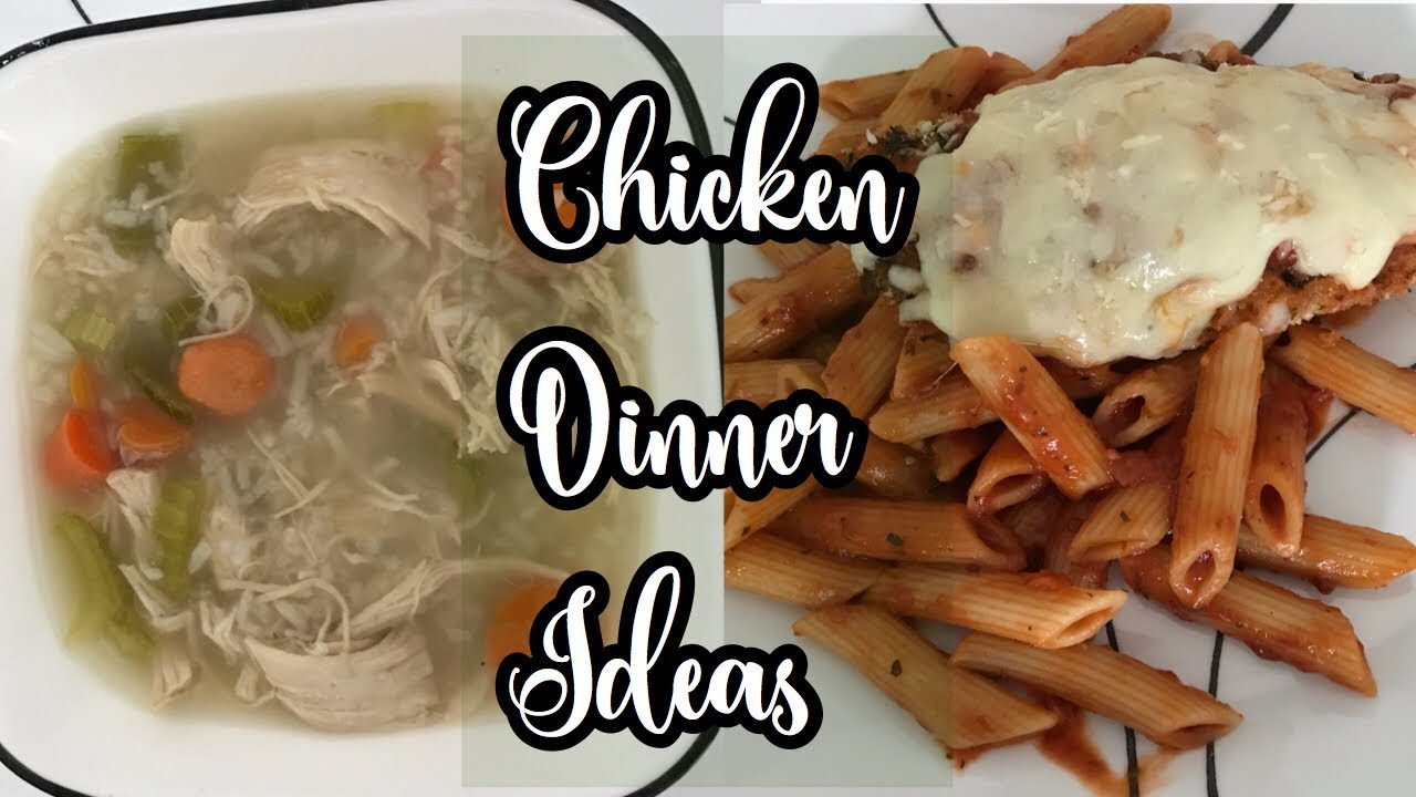 3 EASY AND DELICIOUS CHICKEN BREAST RECIPE IDEAS / DINNER IDEAS