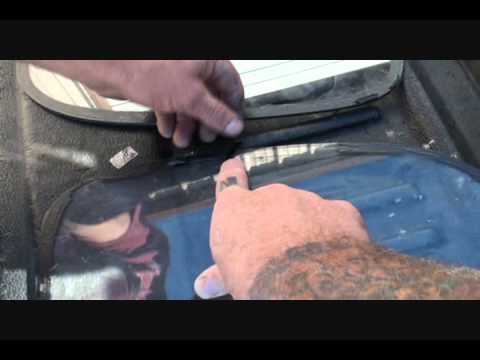 cracked diamond Installing Automotive Glass The Right Way-Streerods and Custom Cars-Part 1