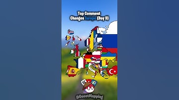 Top Comment Changes Europe (Day 9) #music #edit #europe #geography #mapping #history #map