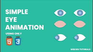 Simple Eye Animation | HTML & CSS | Web Development