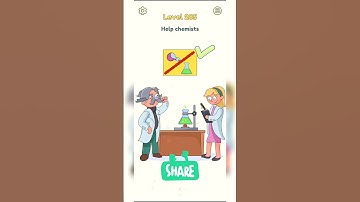 DOP 2 Gameplay Level 285 Help Chemists Shorts Delete One Part Solution and Answer 🔥 Subscribe 🔥