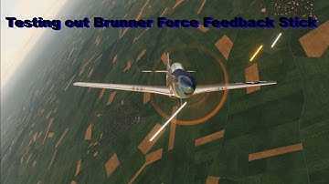 Testing out my new Brunner Force Feedback stick.