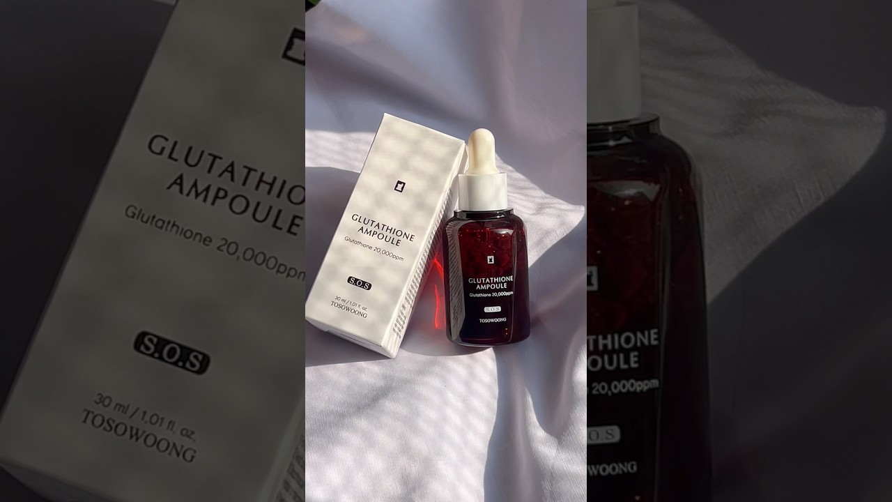 Tosowoong glutathione ampoule review #makeupby_asmita_ #shortvideo #kbeauty  #kbeautyskincare - YouTube