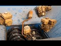 Most Insane Shredding Machine That Destroy Motorcycle Engine &amp; Everything! Extreme Powerful Shredder