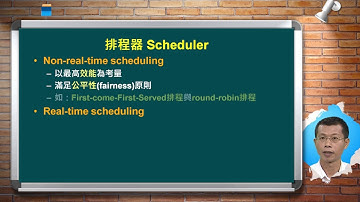 嵌入式系統(II)_張慶龍_單元五 排程方法_單元介紹