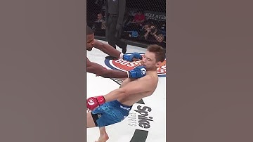 The living definition of a FLYING KNEE. #mma #bellator #pfl #knockout
