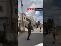 Israeli soldier playing soccer with a Palestinian kid in Hebron. ⚽️💙 #shorts