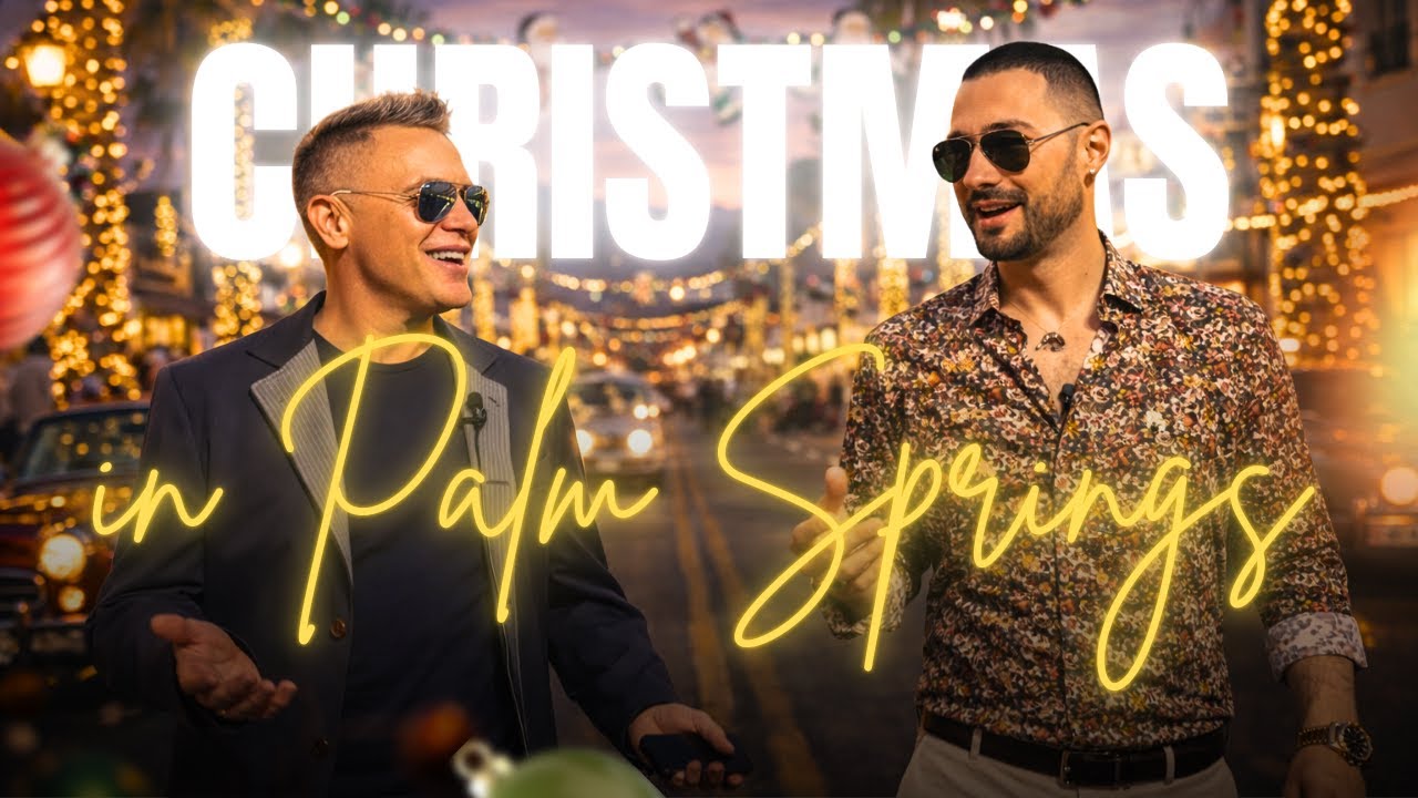 THE PERFECT PALM SPRINGS CHRISTMAS ✨ | Dinner at Jake's & Masterclass Dessert with Chef Said Saliba