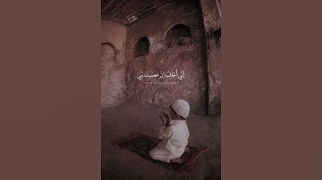 (إِنِّي أَخَافُ إِنْ عَصَيْتُ رَبِّي عَذَابَ يَوْمٍ عَظِيمٍ) تلاوه عبدالرحمن مسعد 🤍