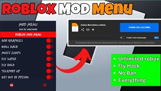 Roblox Mod Menu 2.625.510 2024 Unlimited Robux No Password, Fly , Speed 2024. Working