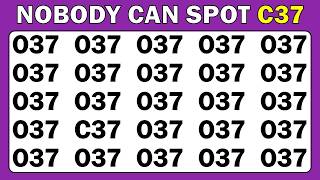 Quick Eyes test 👀 | Find the Odd One Out - Number and Letter test. screenshot 4