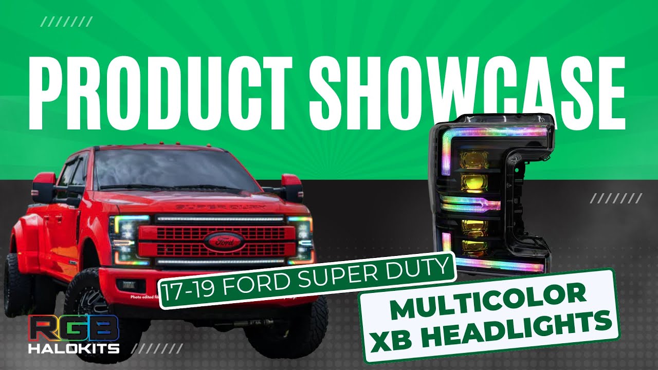 Ford Super Duty: Multicolor Flow Series Headlights Gen 2 (2017-2019) |