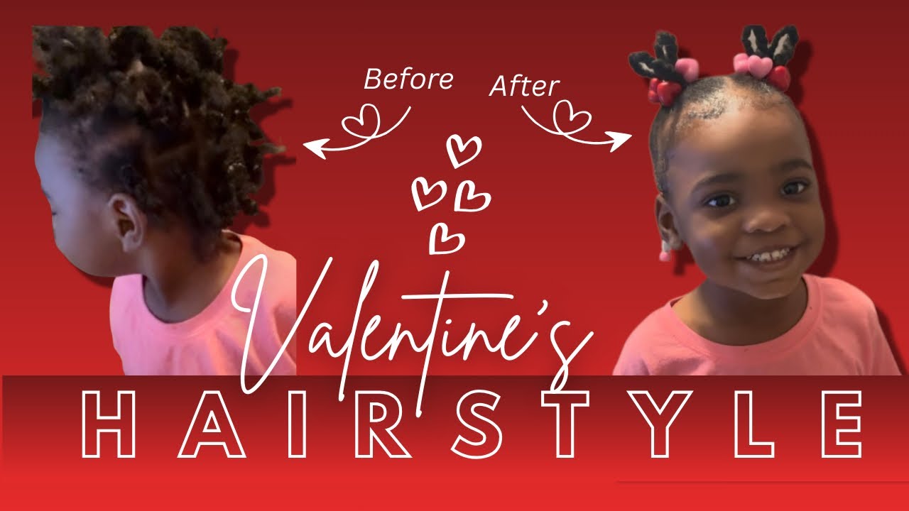 Do My Daughter’s Hair With Me! |Quick & Easy Valentine’s Hairstyle| Hair Transformation| LifewithKia