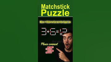 Only Geniuses Solve This Matchstick Puzzle in 7 Sec. | 99% Fail…But 1 Stick Makes This Equation Easy