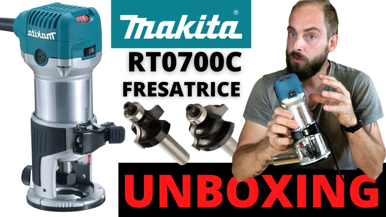 Affleureuse Makita RT0702C - 710 W