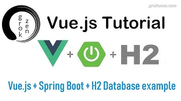 Vue.js + Spring Boot + H2 Database [embedded mode] example | Spring Data JPA + RestAPIs CRUD example