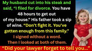 My Husband Gave Me 48 Hours to Leave..Until His Lawyer Read the Dead He Signed 3 Years Ago