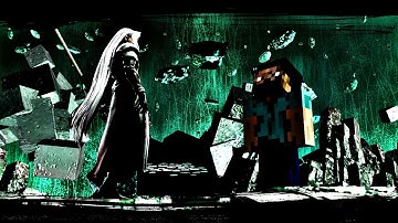 Sephiroth Meets Minecraft Steve (A SSBU Short)