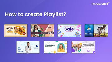 How to create Playlist on ScreenXO Digital Signage?